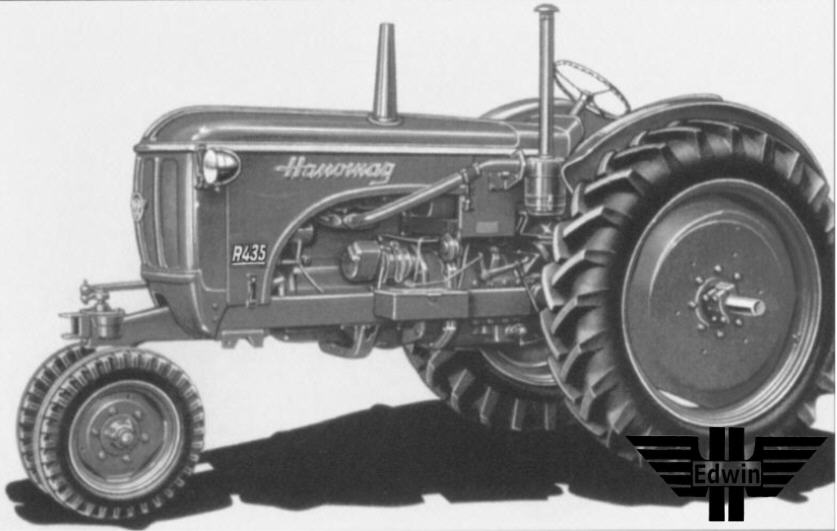 Hanomag R 435 Row Crop